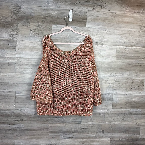 Moth Anthropologie Open Knit Space Dye Sweater - Size XL - Picture 3 of 8
